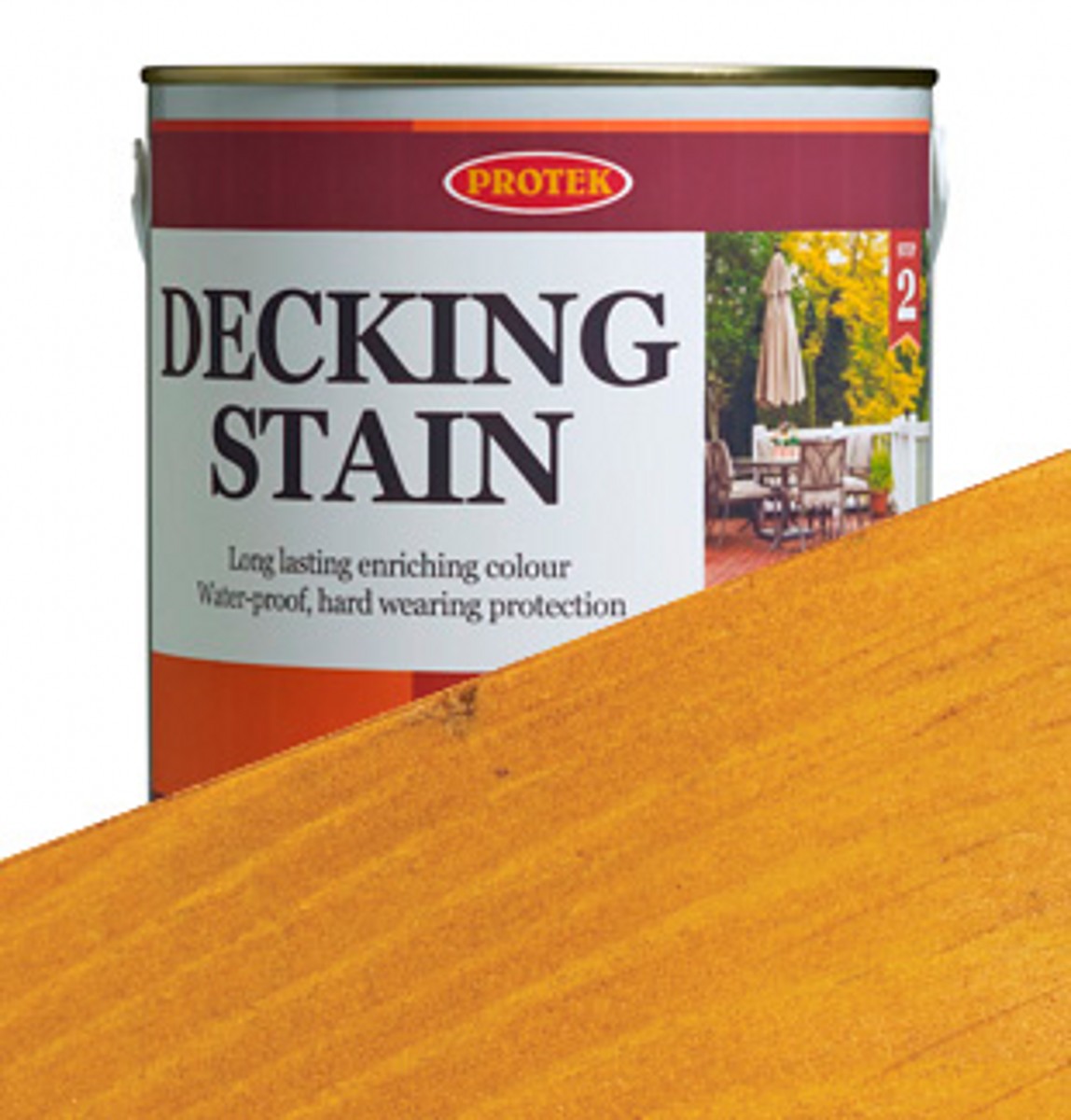 Protek Decking Stain Antique Pine 2.5L Earnshaws Fencing Centres